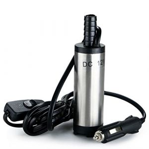 flintronic 12V Pompe Carburant, Pompe Vidange Eau (Huile, Diesel Voiture de Transfert ou Ravitaillement) pour Auto Camping-car, Caravane, Grand Engin et Les Applications Marines & Speedboat (XJYEU, neuf)