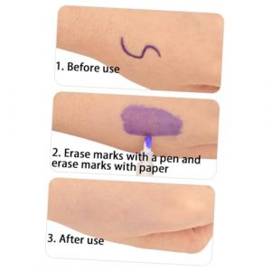 FRCOLOR 3 Pièces Stylo Effaceur Blanc Portable Multifonction pour Sourcils et Maquillage Pratique et Correcteur de Marqueur Cosmétique (White Beach, neuf)