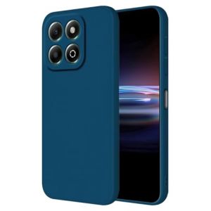 HONLEN Coque pour Honor 200 Smart/Honor X7C Protection &Eacute;tui, (6.8" inches) Liquide TPU Silicone Case Anti Rayures Ultra Mince Souple Cover en Silicone Bleu Saphir (HONLEN, neuf)