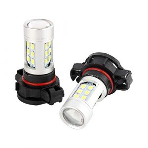 Ampoules Antibrouillard LED, 2 Feux Antibrouillard Blancs 5202 H16 ou Feux Diurnes pour Remplacement Haute Puissance pour Ampoules LED pour H16 Led Fendinebbia H16 Led Ps19w (riuty, neuf)