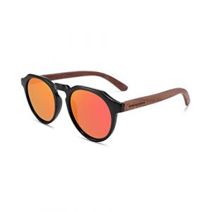 GREENTREEN Lunettes de Soleil Bois pour Homme et Femmes: Lunettes de Soleil Polarisées pour Conduite - Conducteur - Protection UV400 (GREENTREEN Brand, neuf)