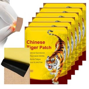 AVCXEC 48 Pi&egrave;ces Patch Baume du Tigre Chauffant, Patch Chauffant dos Lombaire, Patch Anti Douleur Sciatique pour les Douleurs Musculaires Genou, Dos, Articulations et &eacute;paules (DongGuanShi FeiDa DianZi ShangWuYouXianGongSi, neuf)