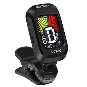 MARTISAN Accordeur de Guitare Tuner Pour Bass, Violon, Ukulélé, Chromatique, Avec Ecran Couleur LCD 360° Rotation (Nanai Tech, neuf)