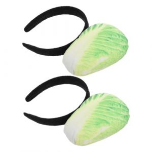 WATIIFUFU Bandeau de D&eacute;guisement Chou Chinois 3d en Peluche Douce, Lot de 2 pour Filles, Accessoire Cheveux Festif pour F&ecirc;tes, Halloween et Bal Costum&eacute;, Taille Unique Confortable (Heaezi, neuf)