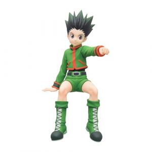 DEXSHUN Gon Freecss Figurine Anime Bouchon &agrave; Nouilles - Mod&egrave;le en PVC de Dessin Anim&eacute; - Statue en Position Assise de 12,5 cm - Objets de Collection pour les Fans d'Anime (xioxiaod, neuf)