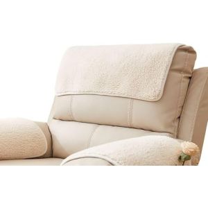Housse D'appui-T&ecirc;te D'accoudoir pour Accoudoir Canap&eacute; Couverture de Protection Fauteuil Relax Inclinable Noel 2 3 1 Places, Chien Chat, Imperm&eacute;able Antid&eacute;rapant, Angle Cuir avec Oreilles 1(1947,No Poc (GAOYC, neuf)