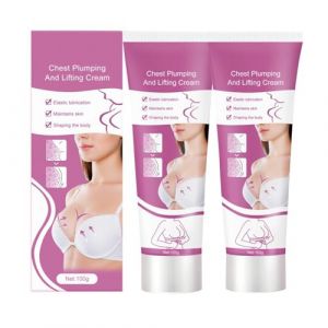 2Pcs Breast Enhancement Cream, Crème pour les seins Crème de Poitrine, Raffermissant et Repulpant, Crème Pour Grossir Les Seins Améliore L'effet 100g breast enlargement-1 (LGH-EU, neuf)
