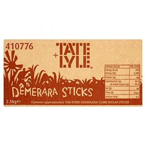 Tate & Lyle Demerara Lot de 1000 b&acirc;tonnets &agrave; sucre (AB.GROCERIES, neuf)