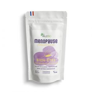 Complexe M&eacute;nopause | sans activit&eacute; phyto-hormonale | aide &agrave; r&eacute;duire les bouff&eacute;es de chaleur | participe &agrave; l'&eacute;quilibre &eacute;motionnel | 30 g&eacute;lules | m&eacute;naupose et pr&eacute; m&eacute;nopause (Valebio, neuf)