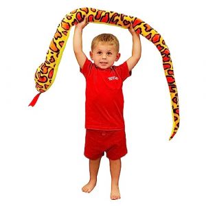 Toyland® 170cm (5.5ft) Serpent Géant Bicolore en Peluche - 5 Motifs Assortis - Peluches pour Enfants (Toyland®, neuf)