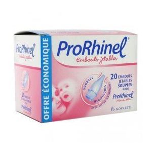 ProRhinel 20 Disposable Supple Ends pour Bébé Nose Blower en Silicone (ParapharmaQuiet, neuf)