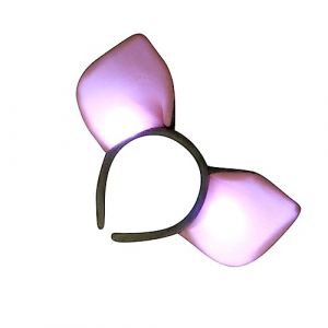 PAMINGONO -tête oreilles de cochon accessoire de cosplay cerceau de cheveux de fête lumière LED couvre-chef tendance pour garçons et filles (ndunk, neuf)