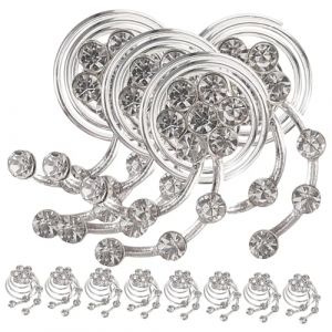 CANIGHT Épingle À Cheveux Spirale Décorative En Strass Accessoire Cheveux Pour Mariage (ZORIYOI, neuf)