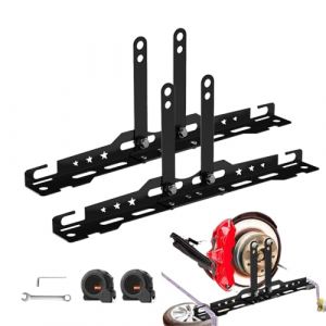 Générique Outils De Parallélisme Automobile,Réglage De Pince | Set d'Alignement Robuste avec 2 Rubans à Mesurer pour Voiture Camion Remorque Moto Atelier (zhaoningninG, neuf)