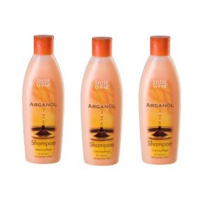 Swiss-o-Par Shampooing &agrave; l'huile d'argan 3 x 250 ml pour cheveux secs et glanzloses (iDealOn, neuf)