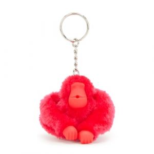 Kipling MONKEYCLIP S Petit porte-clés en forme de singe, singes/porte-clés, Pink Monkey (Rose) (Luxurytable, neuf)
