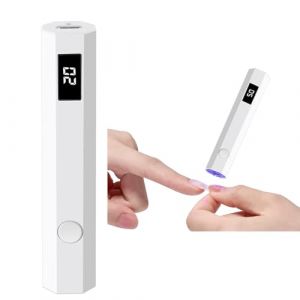Lampe UV Ongles Gel, Mini Lampe UV LED Portable Rechargeable, Portable Lampe Led Ongle pour Capsule Ongle Colle faux Ongles Gel Ongle et Ongles Autocollants Adhesif (CHRYSANTHOU-ANTONIA, neuf)