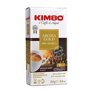 6x cafe Kimbo - GOLD ARABICA 250GR - Produit artisanal italien - (1,5KG) (Castel Expresso, neuf)