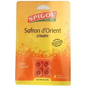 SPIGOL - Safran Moulu 0.4G - Lot De 3 - Vendu Par Lot (AbcMarket, neuf)
