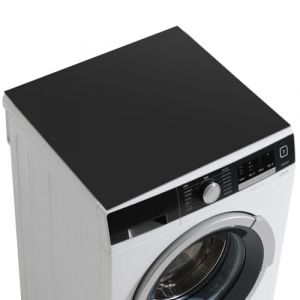 Housse de Machine à Laver, 60x60 cm Housse Machine a Laver, Noir Protection Machine a Laver, Antidérapant Housse de Réfrigérateur, Douce et Découpable pour Machine à Laver, Sèche-Linge, Réfrigérateur (STOREMOSELLI, neuf)