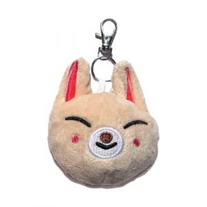 Generisch Sk-zoo Porte-cl&eacute;s en peluche &laquo; Stay &raquo; 7 x 9 cm Stray-kids Bbokari Jiniret Loup Chan Leebit Porte-cl&eacute;s Pendentif, Foxi.ny, 7*9 cm (MOMICAT, neuf)