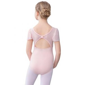Bezioner Justaucorps Gymnastique Fille,Justaucorps Danse Classique Fille Manche Courte V&ecirc;tements de Danse pour Enfant Rose 110 (Bezioner-shop, neuf)