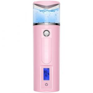 Nano brumisateur facial pour soins de la peau et extensions de cils, capacit&eacute; de 40 ml, st&eacute;rilisation &agrave; la lumi&egrave;re bleue, rechargeable par USB, compact et portable (YunF, neuf)