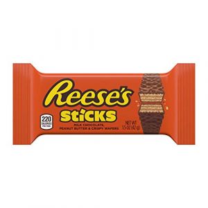 Reese's Sticks - Gaufrettes au chocolat au lait et beurre d'arachide, 1 pi&egrave;ce (42g) (The Marvellous Group, neuf)