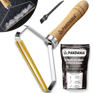 2025 - Rasoir Anti Bouloche Vêtement Manuel | Brosse Tapis Anti Poils Chien Chat Raclette Animaux | Nettoyeur Peluche Manteau | Grattoir Lint Remover | Retire Ramasse Coupe Rase Canapé Siège Voiture (PANDANIA, neuf)