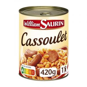 WILLIAM SAURIN - Le Cassoulet Mitonné 420G - Lot De 4 - Offre Special (A TA PORTE, neuf)