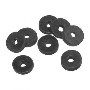 PATIKIL Joint Plat En Caoutchouc M4, Lot De 8, Diamètre Intérieur 4 mm, Diamètre Extérieur 13 mm, Épaisseur 3 mm, Joint D'étanchéité Pour Robinet, Tuyau D'eau, Boulon De Fixation, Noir (PATIKIL UK, neuf)