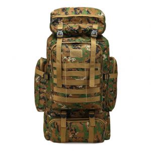 "Sac à dos de randonnée 80l camping, sac à dos tactique molle sac à dos de randonnée imperméable, sac de jour de randonnée imperméable, sac à dos de sport en plein air, idéal pour, la randonnée Camo (GoodChanceuk, neuf)