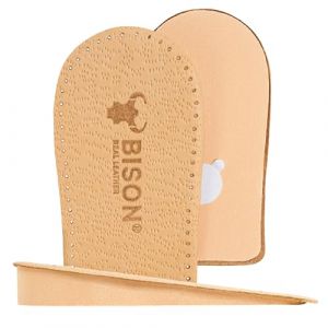 BISON Talonnette Grandissante - Semelle Rehaussante - Talon Compens&eacute; Coussinet de Chaussure - Semelle Talon Differentes Longueurs et Hauteurs - 1 Paire (S, 20 mm) (Amzteam-pro, neuf)