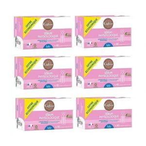 Sérum Physiologique 40 unidoses x 5ml Lot de 6 (pharmacie de la gare, neuf)