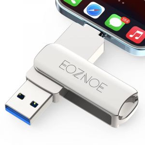 EOZNOE Cl&eacute; USB 256 Go,Cle USB pour iPhone Pen Drive Stockage Externe pour Enregistrer Plus de Photos Vid&eacute;o,Cl&eacute; USB3.0 M&eacute;moire Stylo Haute Vitesse Compatible avec iphone/ipad/Android/pc. (EOZNOE, neuf)