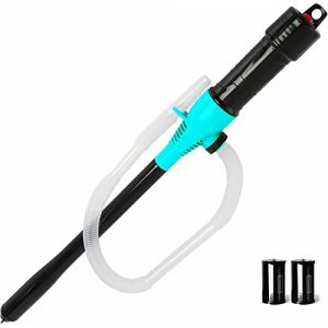 Pompe de transfert de liquide portable multifonction &agrave; piles, pompe jusqu'&agrave; 9 litres par minute, pompe portable pour gaz, diesel, eau, carburant, eau, aquarium (QimoShion, neuf)