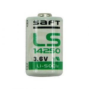 2 x Saft LS-14250 1/2 AA 3.6V Lithium Primary Batteries (non Rechargeable) by Saft (P & F France, neuf)
