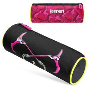 Fortnite Trousse Scolaire | Trousse d’École Fournitures Scolaires Lama Battle Royale Danse | Trousses Crayons Grande Capacité 4 Styles | Cadeau Original pour Ado Garçon Fille (Rouge) (BigWhiteRabbit, neuf)