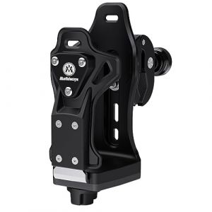 Mathtoxyz Porte-gobelet pour Moto, Porte-Bouteille d'eau ATV Compatible avec 50-90 mm de diamètre. Bouteilles à Boire avec Plaque rétractable en métal de 1,3 à 4 cm. Convient pour vélo, Scooter (Mathtoxyz-EU, neuf)