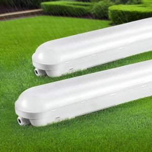 Tonffi 2 Pi&egrave;ce N&eacute;on LED 120cm, R&eacute;glette LED IP65 Connectable 36W [4500LM, 6000K Blanc Froid] - Luminaire &Eacute;tanche Tube Lampe pour Garage, Cave, Atelier, Entrep&ocirc;t (sunanl, neuf)
