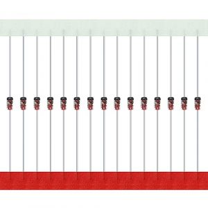 AUKENIEN 1N914 Diodes à Commutation Rapide 200mA 100V DO-35 Diode à Petit Signal Axial Haute Vitesse IN914 0,2 Ampère 100 Volt (Lot de 100 Pièces) (AUKENIEN Official EU, neuf)