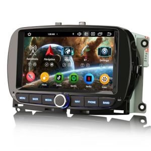 GONFEN 8 Cœurs 4Go+64Go Android 14.0 Dab+ Autoradio pour Fiat 500/500C/500S/500E 2016-2021 Stéréo avec Navigateur GPS sans Fil Apple CarPlay Android Auto DSP WiFi 4G USB Bluetooth 5.0 Caméra 7 Pouces (Camovdvd, neuf)