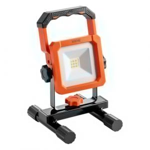 Miratic Projecteur de chantier LED Rechargeable 9W 700lm IP54 Sans Fil Portable Lampe de Travail Atelier avec Batterie Li-ion 1800mAh pour Eclairage de Chantier Chargement USB-C (C&acirc;ble Inclus) (Vermann, neuf)