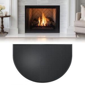 Tapis de cheminée ignifuge, pliable, protection contre la chaleur, plaque de protection contre les étincelles, tapis de protection du sol ignifuge pour cheminée, tapis ignifuge pour protéger le sol (Rainbowbridge Marketing Kft., neuf)