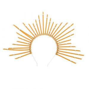 IWOWHERO Bandeau Halo &Eacute;l&eacute;gant pour F&ecirc;te Couronne D&eacute;esse DIY Cerceau Lumineux pour Cheveux Femme Accessoire Costume Cosplay (Ssaaya, neuf)