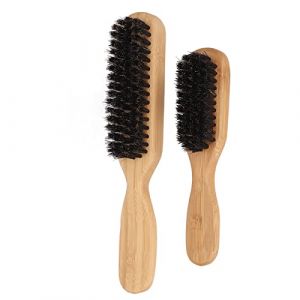 ANKROYU 2 PCS Brosse à Barbe Peigne, Brosse de Soin de Barbe, Brosse de Coiffage de Barbe Légère, Peigne à Barbe, Brosse à Barbe Compacte pour le Toilettage de Barbe, le Style (Nufang, neuf)