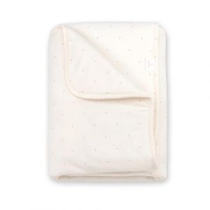 BEMINI Plaid Pady Jersey + Jersey Tog 3 Small Dot Print Écru (Bemini Belgium, neuf)