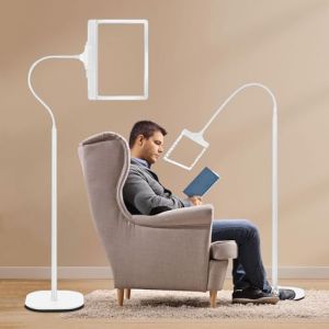 NZQXJXZ 3 en 1 Rechargeable Lampe Loupe avec Lumière et Support, 5X Lampe Loupe sur Pied avec 43 LED de Luminosité Réglable, Loupe à col de Cygne Flexible pour Le Bricolage, l'artisanat et la Lecture (lucki store, neuf)