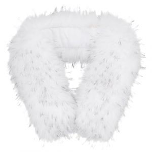 BENECREAT Col en Fausse Fourrure Blanche Col de Remplacement en Fausse Fourrure pour Capuche Manteau Pull Veste Couture Artisanat D&eacute;coration 75x13x2cm (BENECREAT FR BOUTIQUE, neuf)