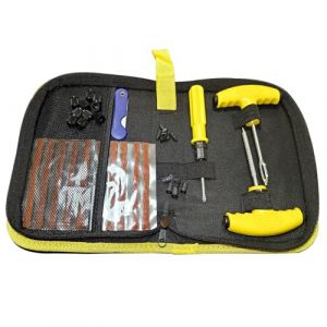 34PCS Kit de R&eacute;paration de Pneus, Kit Reparation Pneu Portables Voiture, Kit Meche Pneu Voiture, Clous en Caoutchouc Kit Crevaison Voiture, Kit Reparation Pneu pour Auto, Motos (yitaoxun, neuf)